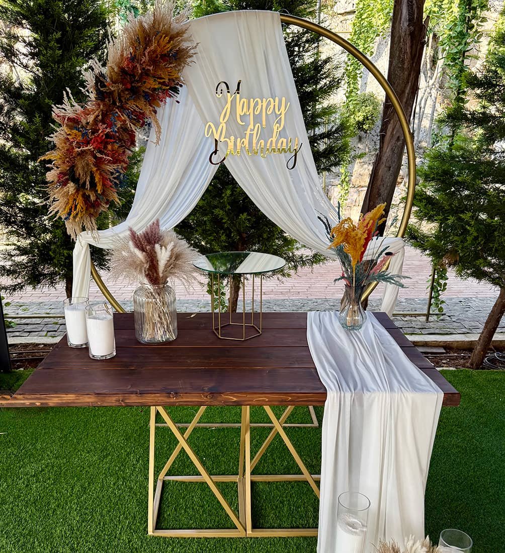 Scappa resort events and decorations lebanon, first communion, baptism, birthdays, proposals, marriages and more