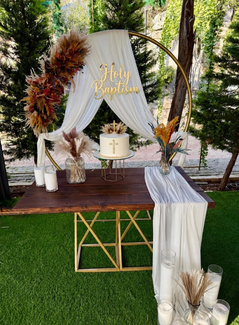 Gold Circle Backdrop