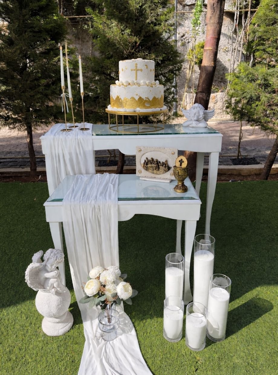 Simple White Tables