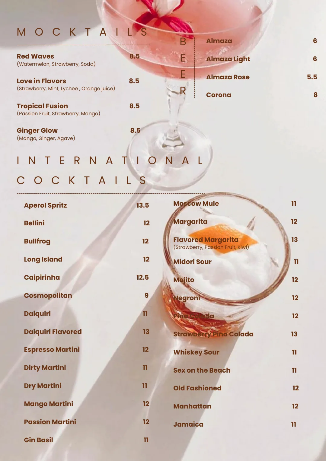 scappa drinks menu 4