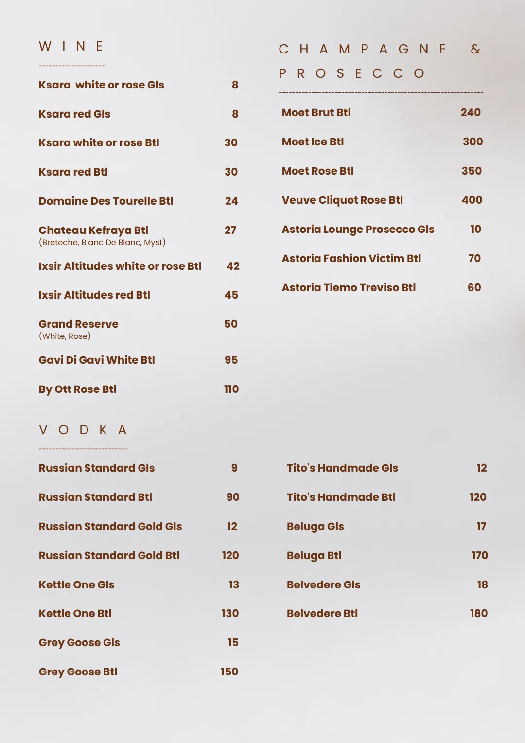 scappa drinks menu 5