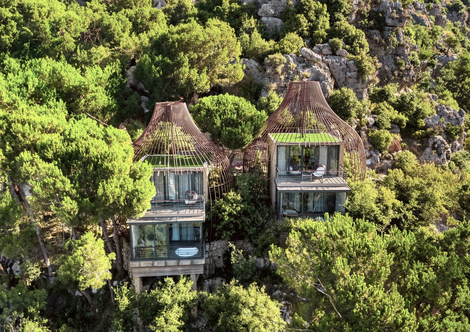 Superior Eagle Nest Villa terrace with the mountain view